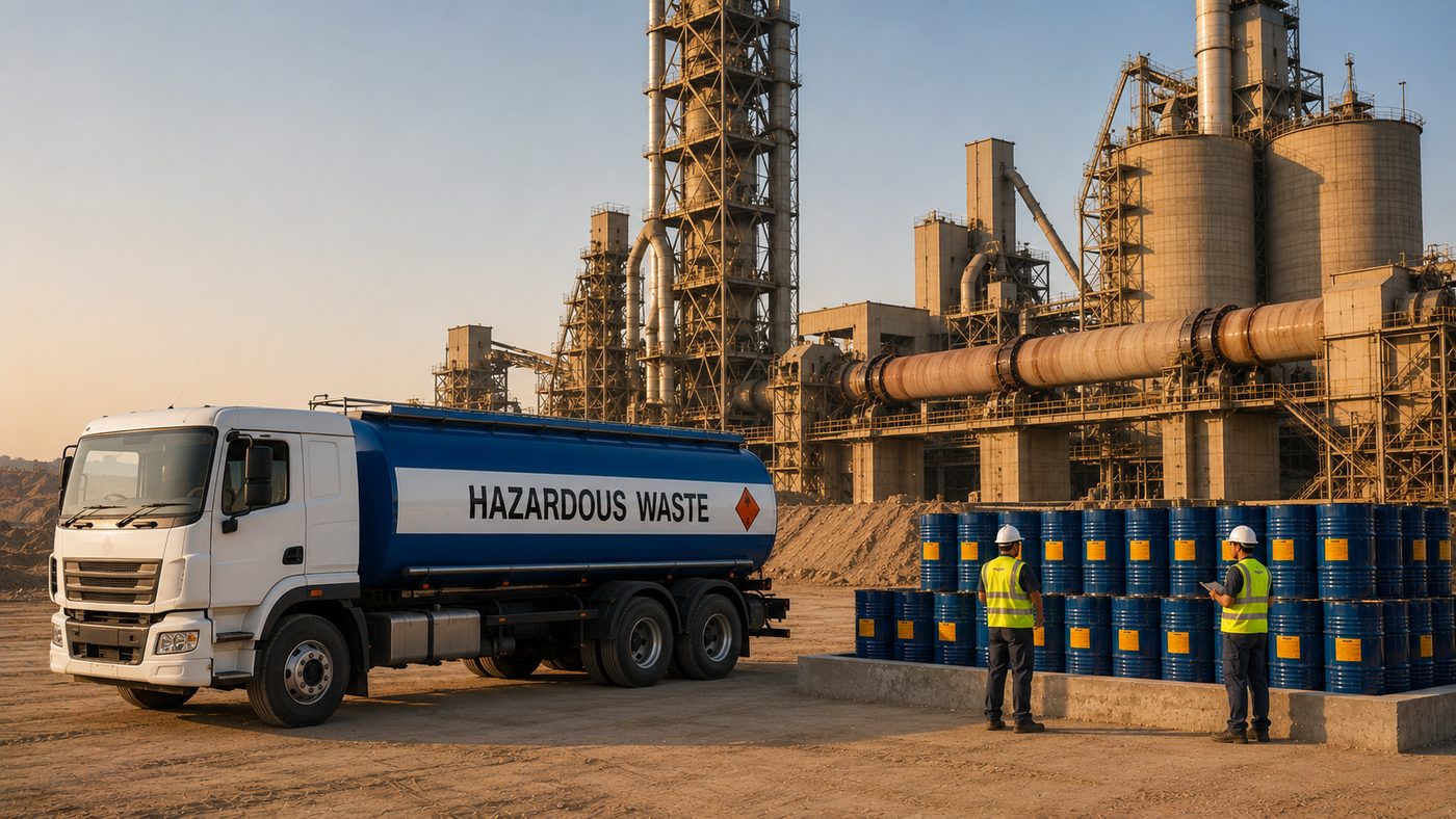 Cement Plants used oil collection in India by BIOCIL, CPCB authorized recycler