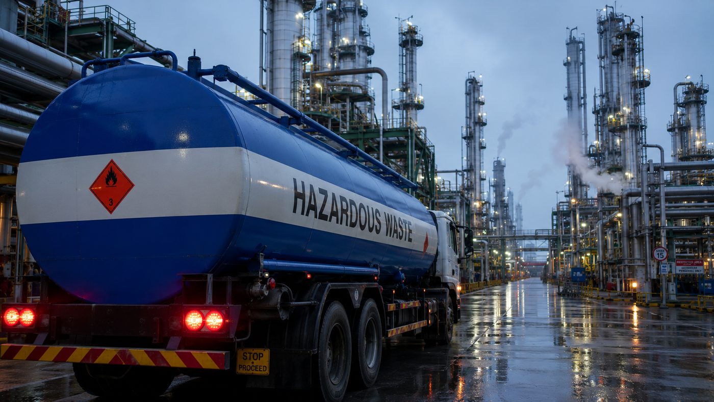Chemical Plants used oil collection in India by BIOCIL, CPCB authorized recycler
