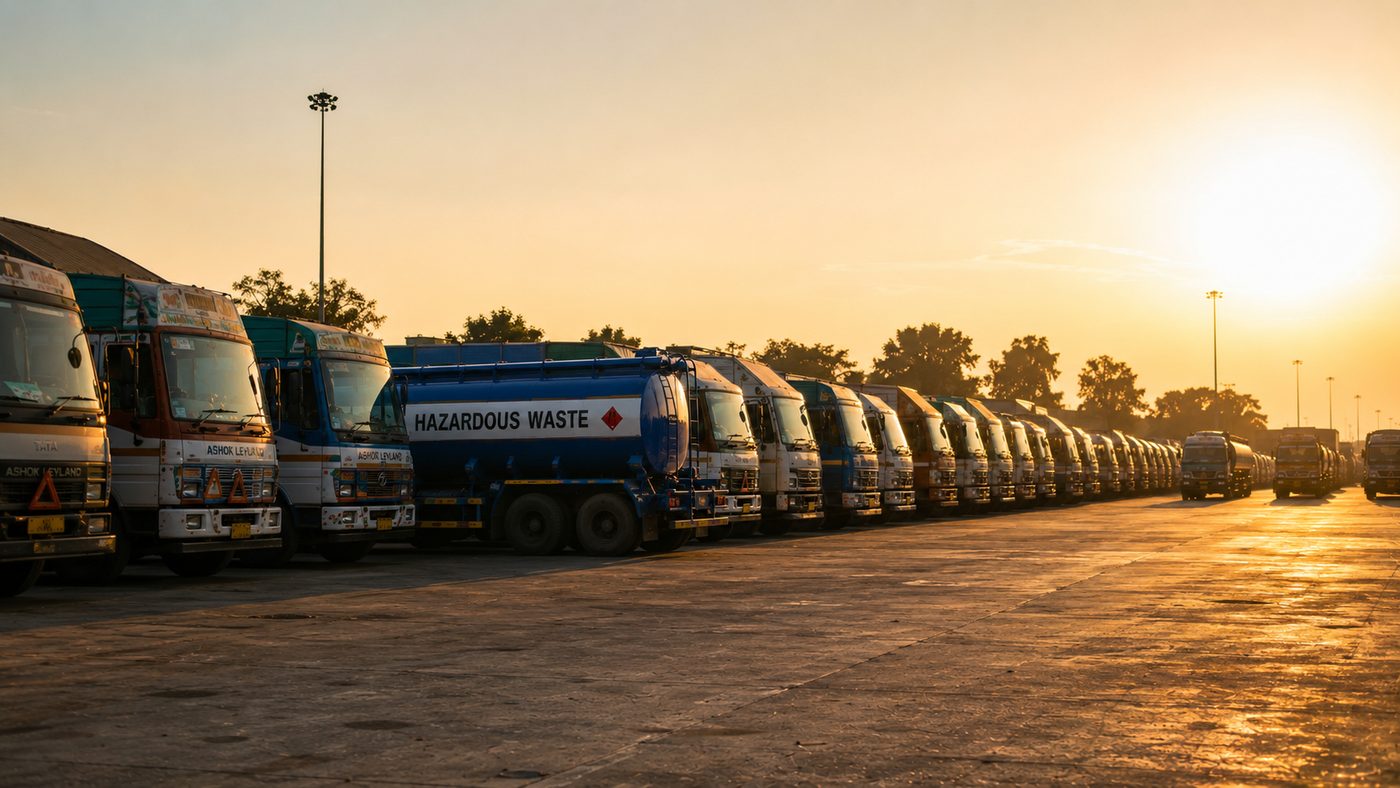 Logistics & Transport used oil collection in India by BIOCIL, CPCB authorized recycler